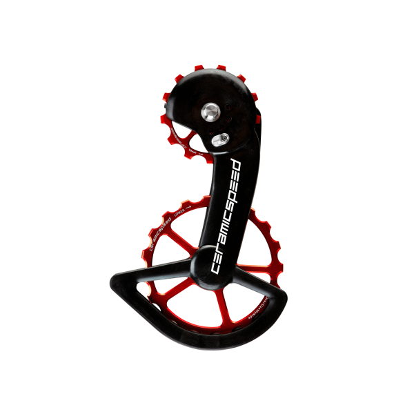 CeramicSpeed OSPW X GRX810/815 + RX800/805 Oversized Pulley Wheel System | Coated | Red