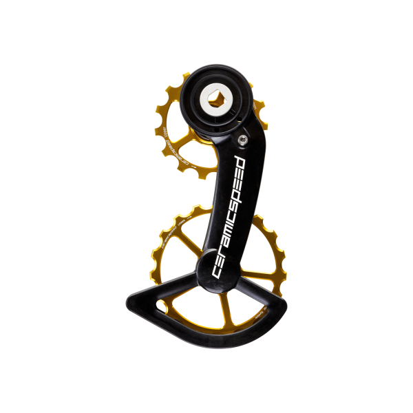 CeramicSpeed OSPW SRAM Red/Force AXS Oversized Pulley Wheel System | Standard | Gold
