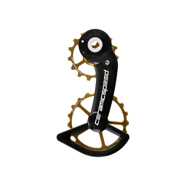 CeramicSpeed OSPW SRAM Rival AXS Oversized Pulley Wheel System | Standard | Gold