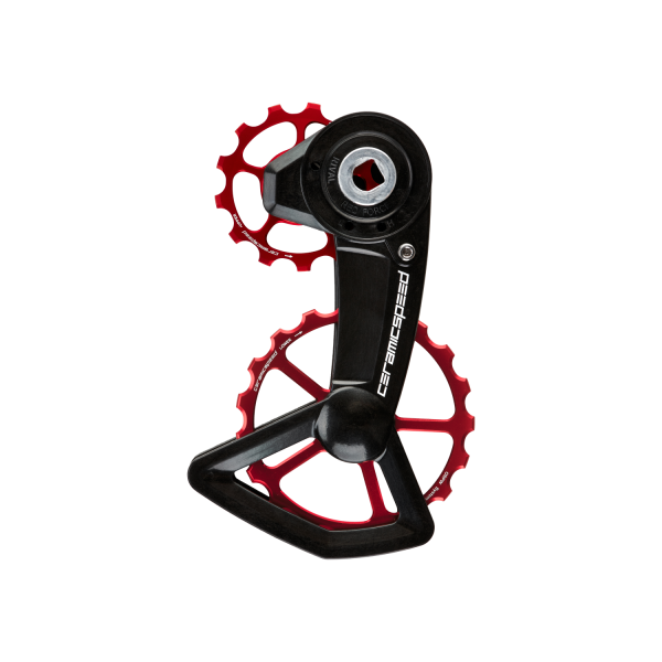 CeramicSpeed OSPW X SRAM AXS XPLR Oversized Pulley Wheel System | Standard | Red