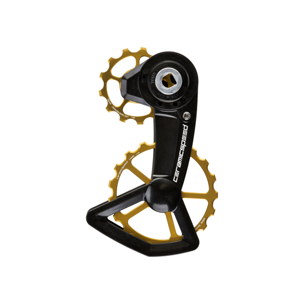 CeramicSpeed OSPW X SRAM AXS XPLR Oversized Pulley Wheel System | Standard | Gold