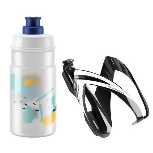 Elite Kit Ceo pudel + pudelihoidja 350 ml | Selge - sinine graafika