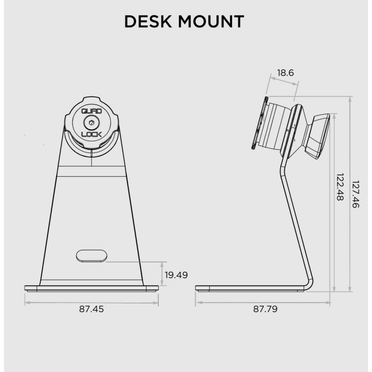 Quad Lock® v2 Home/Office - lauapealne hoidik
