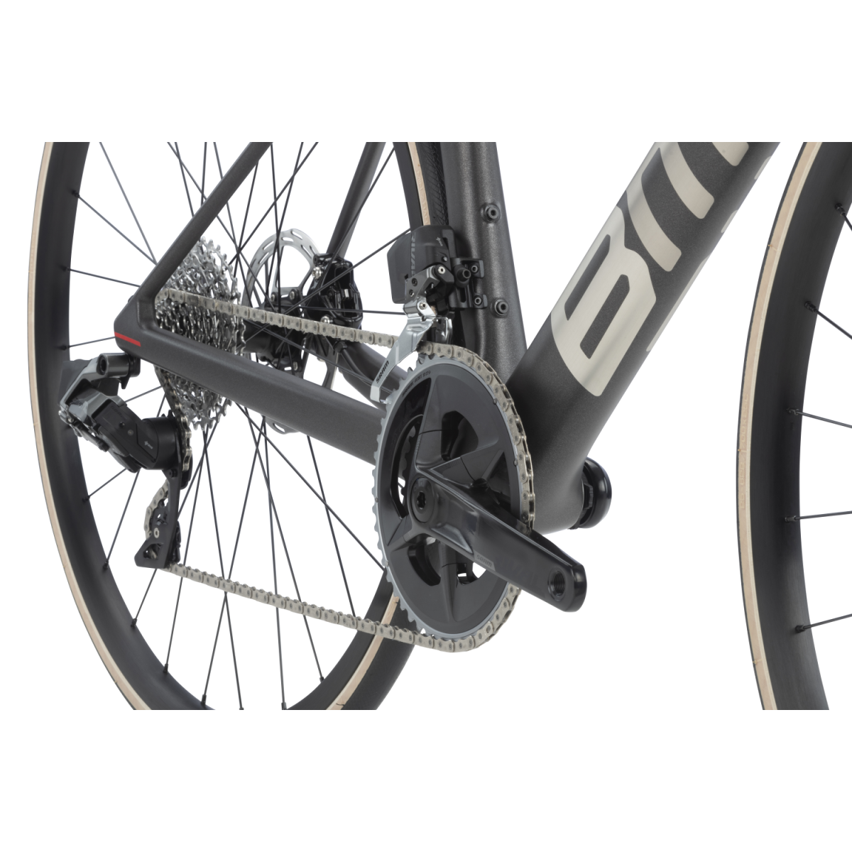 BMC Teammachine SLR Four Road Bike | Anthracite - Brushed Alloy