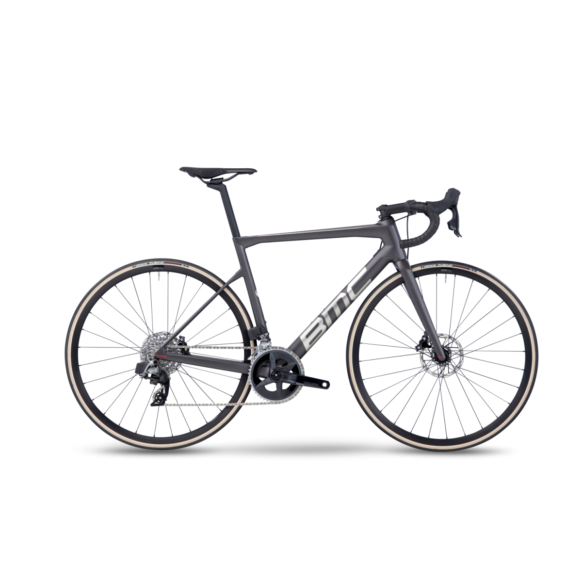 BMC Teammachine SLR Four Road Bike | Anthracite - Brushed Alloy