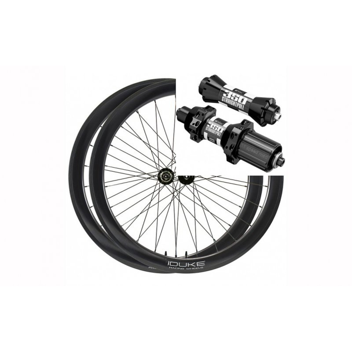 Duke 700c Baccara 48C SLS2 loka bremžu ratu komplekts | DT 350 JB Shimano 11S