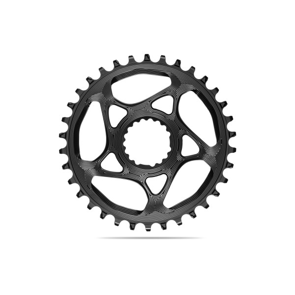 AbsoluteBlack Cannondale Round Hollowgram hammasratas | DM | 1x11/10/9-käiguline | Black
