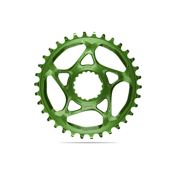 AbsoluteBlack Cannondale Round Hollowgram hammasratas | DM | 1x11/10/9-käiguline | Roheline