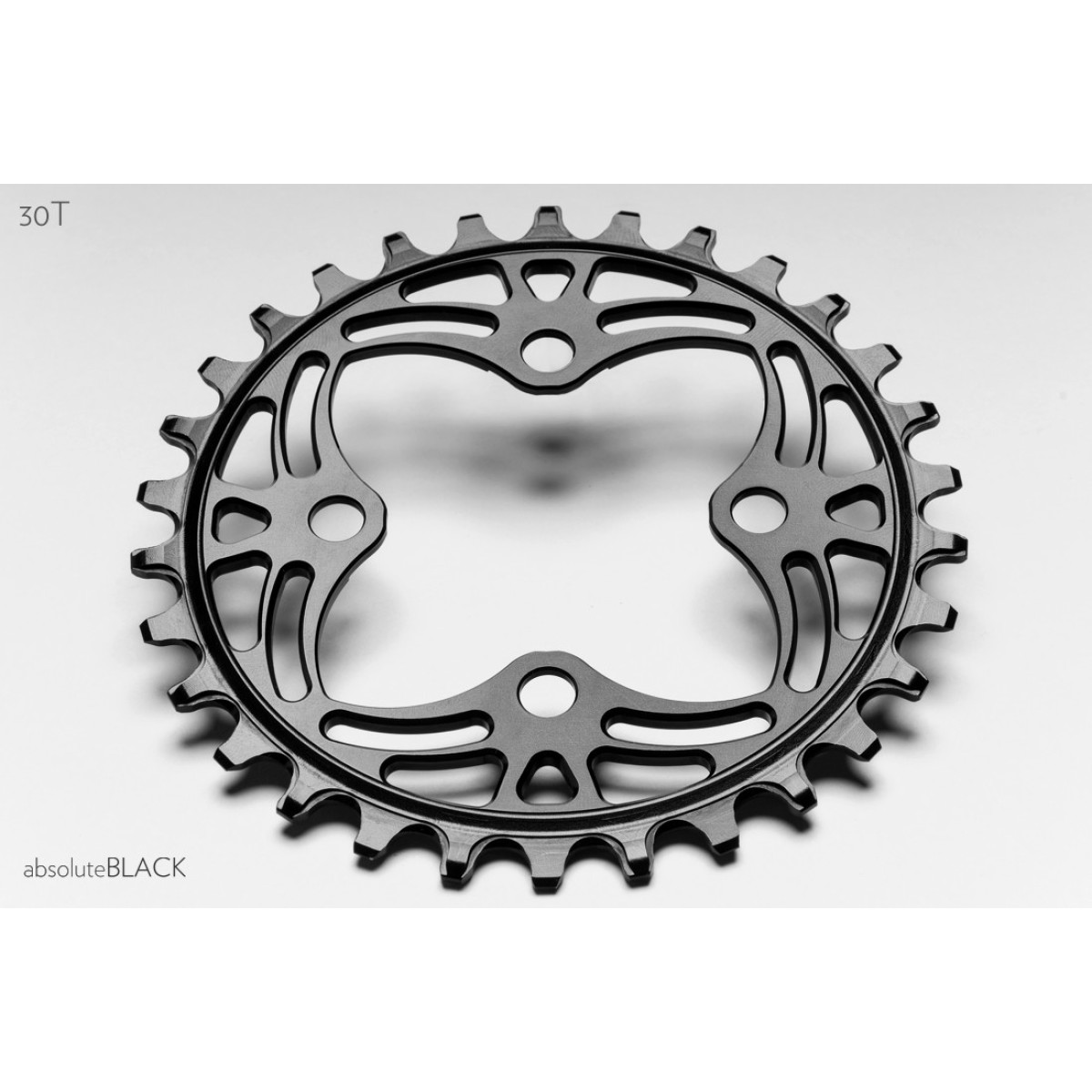 AbsoluteBlack Shimano Round hammasratas | 104 BCD | 1x12/11/10-käiguline | 1x12/11/10-käiguline