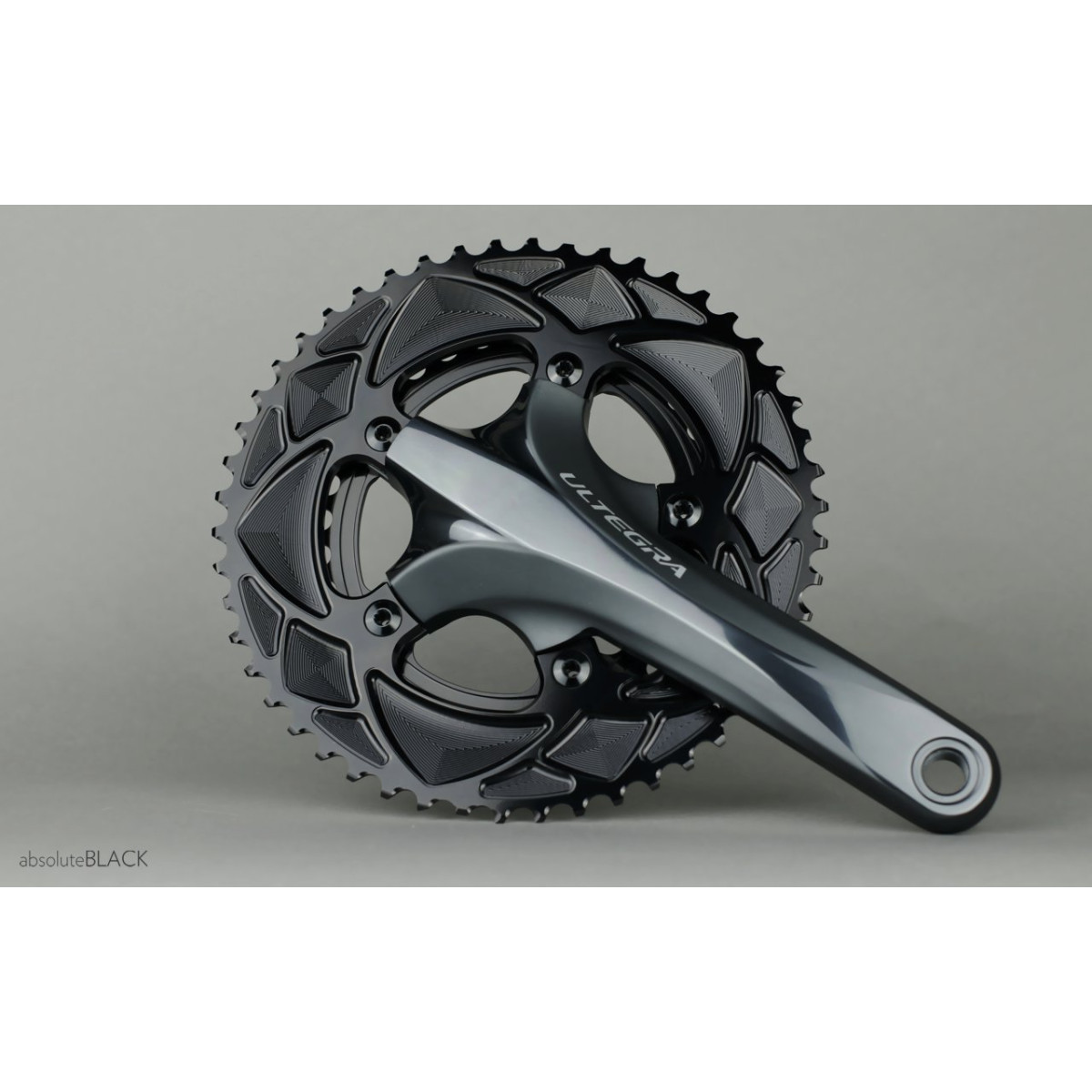 AbsoluteBlack Road Round Premium 2X for 7900 | 6700 /5700 110BCD Chainring