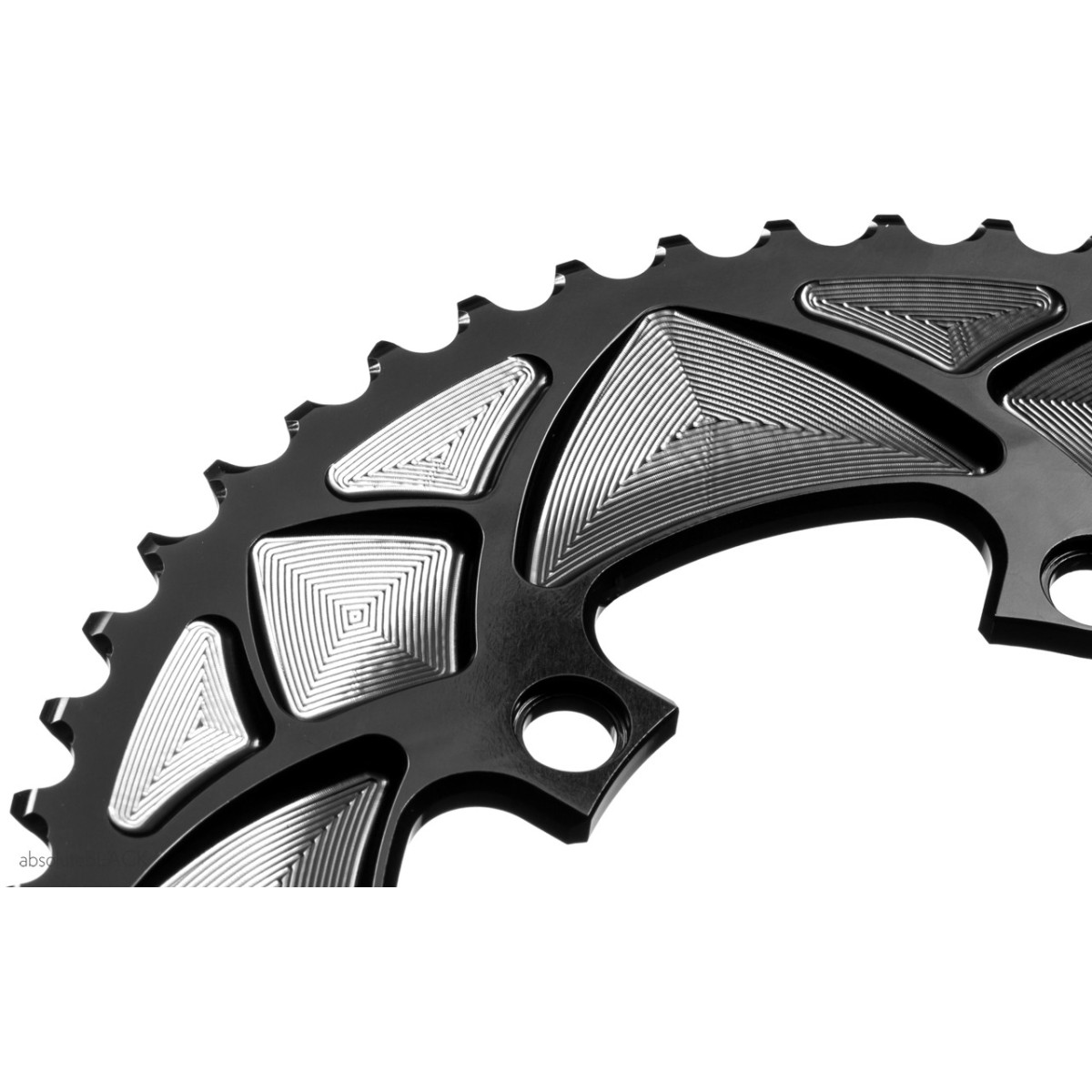 AbsoluteBlack Road Round Premium 2X for 7900 | 6700 /5700 110BCD Chainring