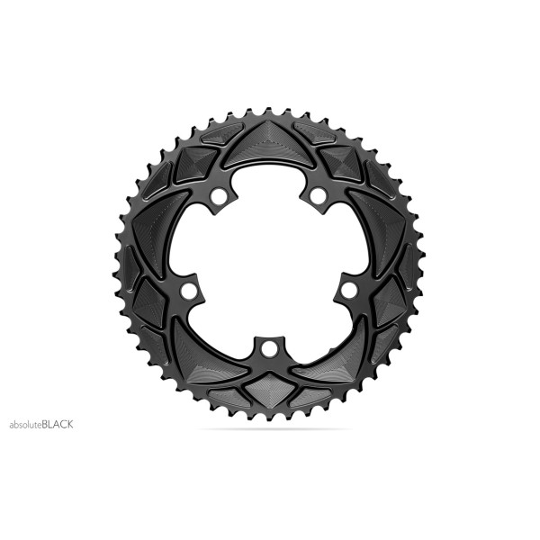 AbsoluteBlack Road Round Premium 2X 7900 | 6700 /5700 110BCD hammasratas | 6700 /5700 110BCD