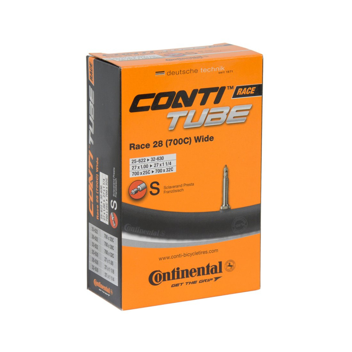 Continental Race 28" Wide sisekumm | SV | 25/32-622/630