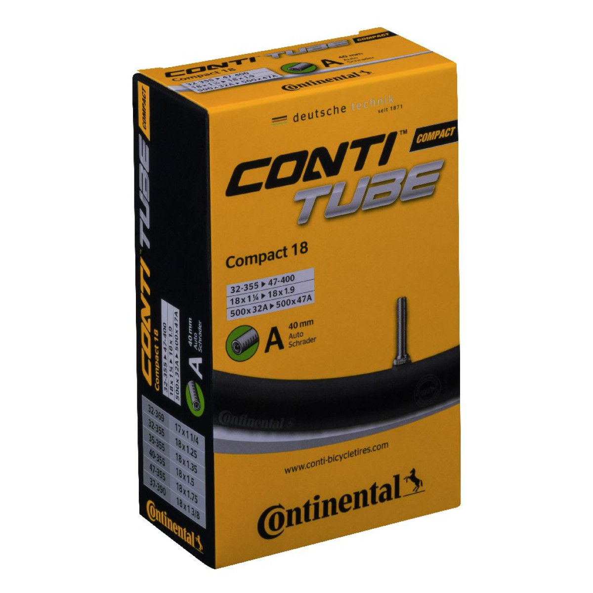 Continental Compact 18" kamera | AV 40 mm | 32/47-355/400
