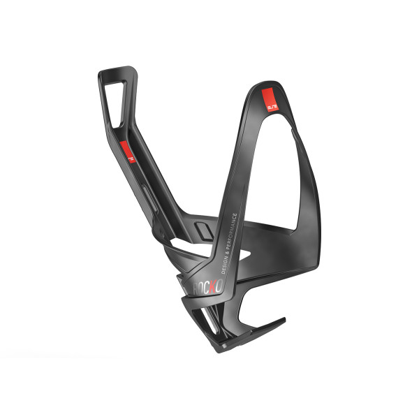 Elite Rocko Carbon pudelihoidja | Matt must - punane
