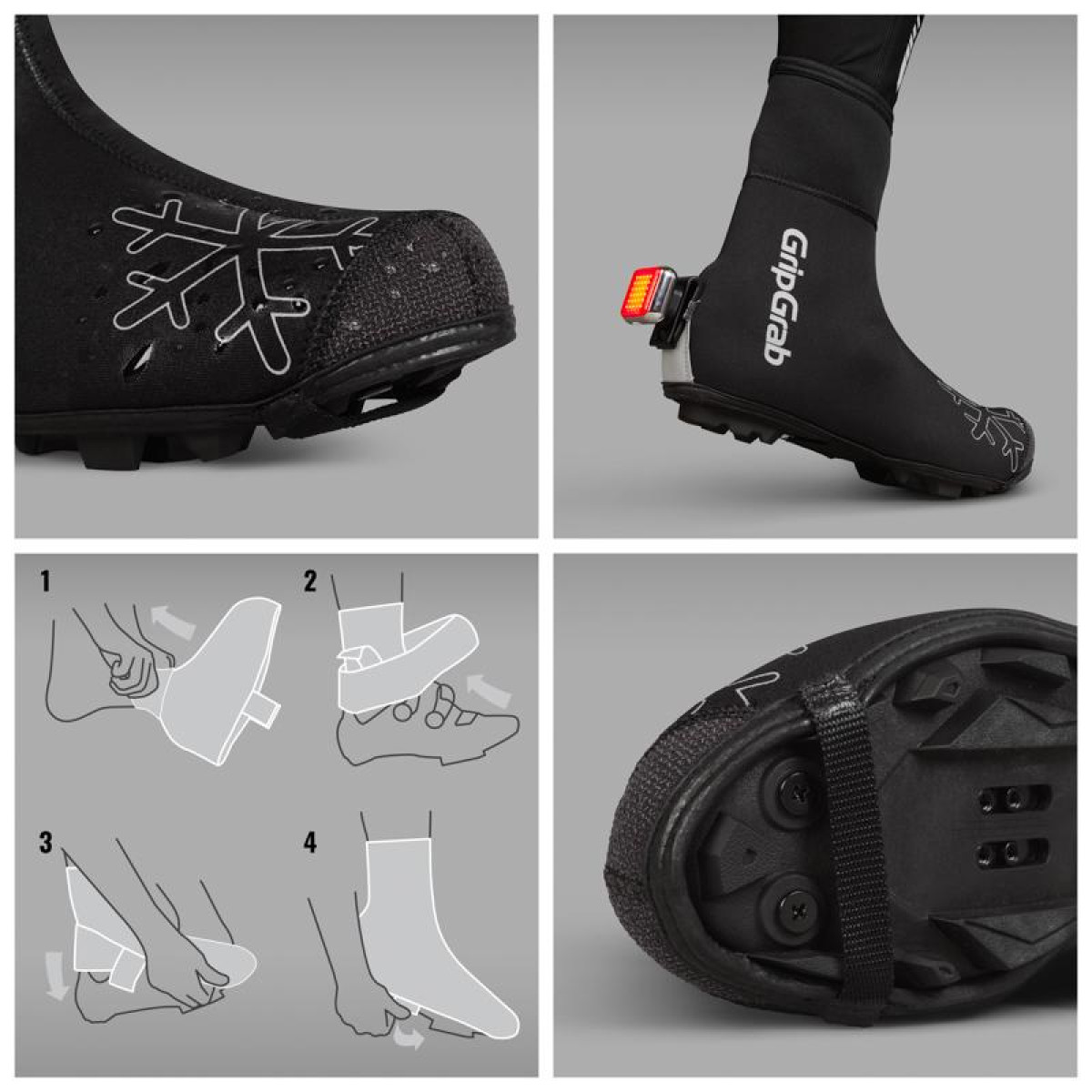 GripGrab Arctic X Waterproof Deep Winter MTB/CX mokasīni