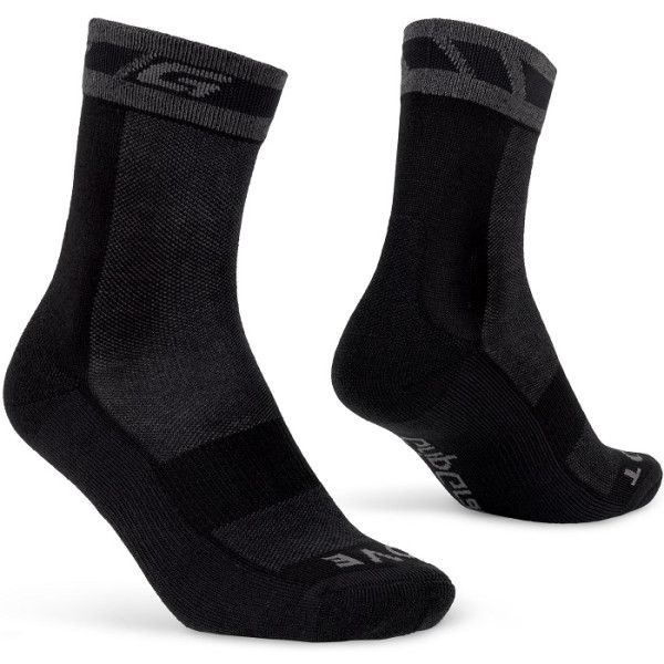 GripGrab Merino ziemas zeķes | Black GripGrab Merino ziemas zeķes | Black