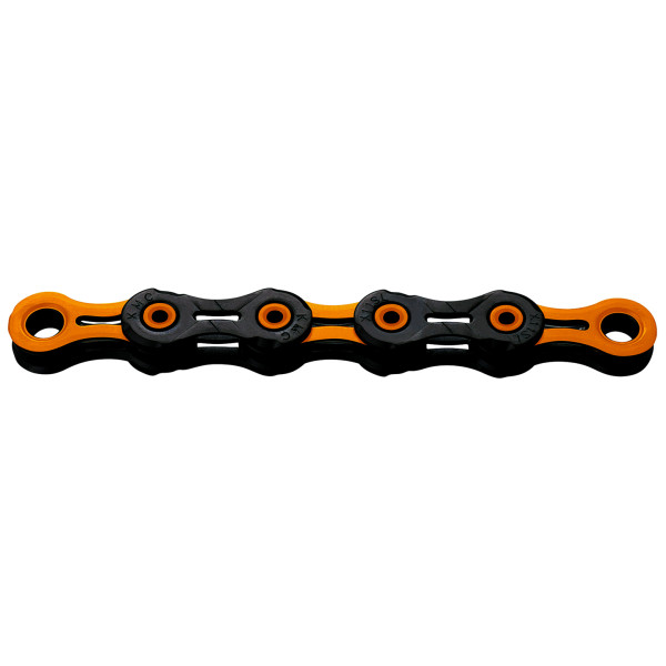 KMC DLC11 Black kett | 11-speed | Must - oranž