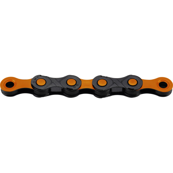 KMC X12 DLC kett | 12-speed | Must-oranž