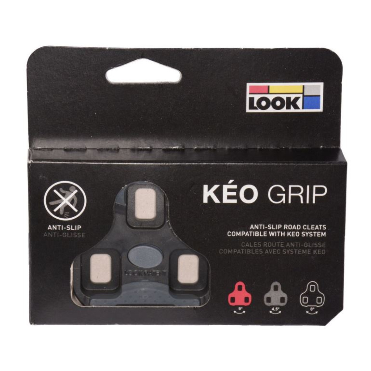 Look Keo Grip kingaklotsid | Must (ARC 0°)