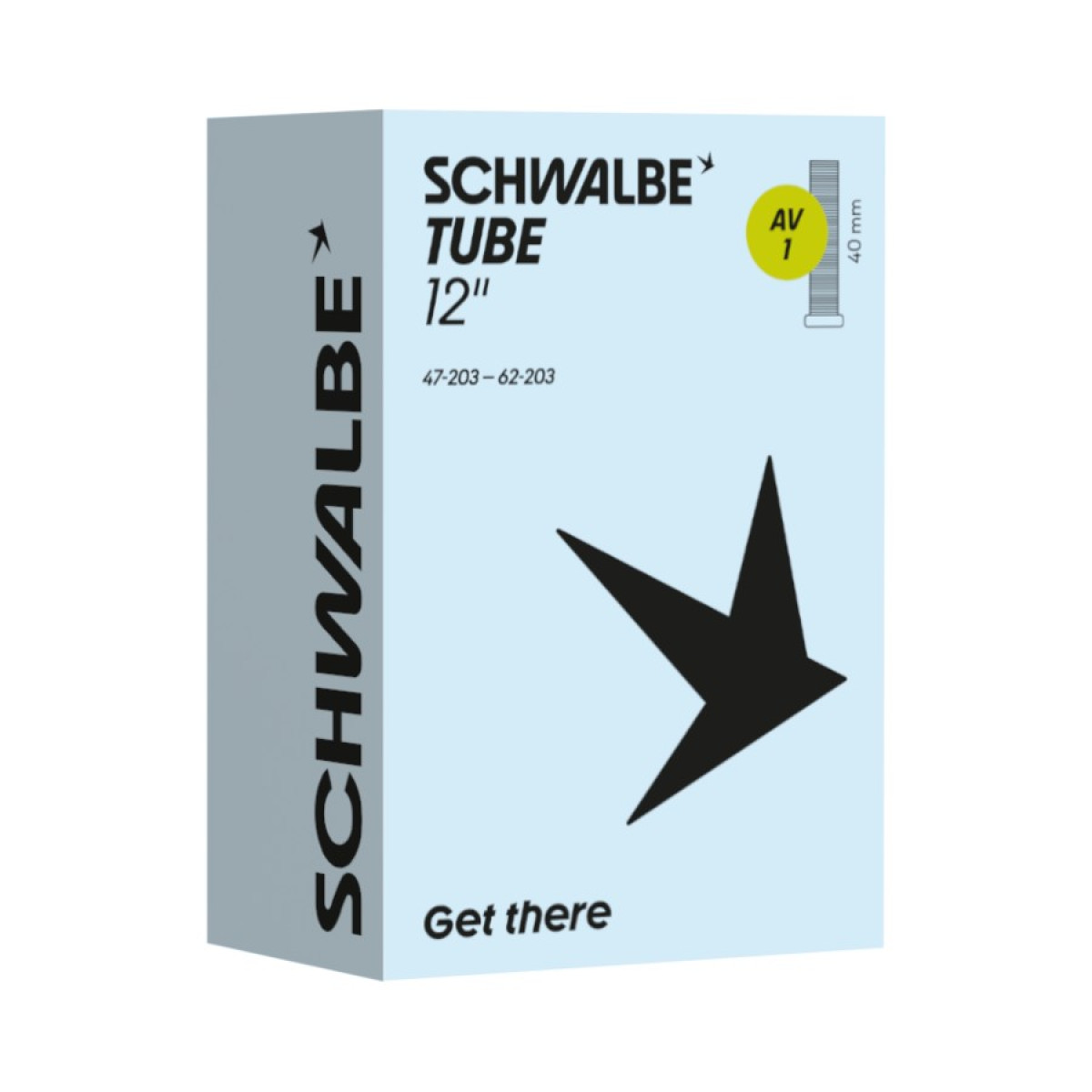 Schwalbe 12" Inner Tube 1 | AV 40 mm | 47/62-204