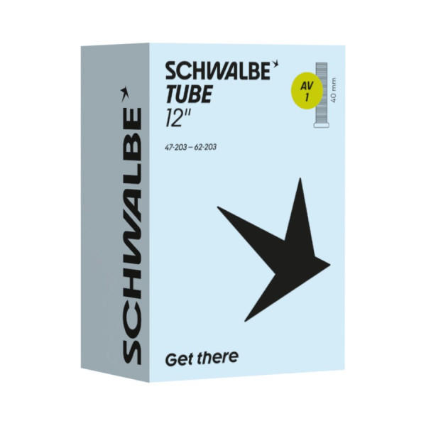 Schwalbe 12" sisekumm 1 | AV 40 mm | 47/62-204