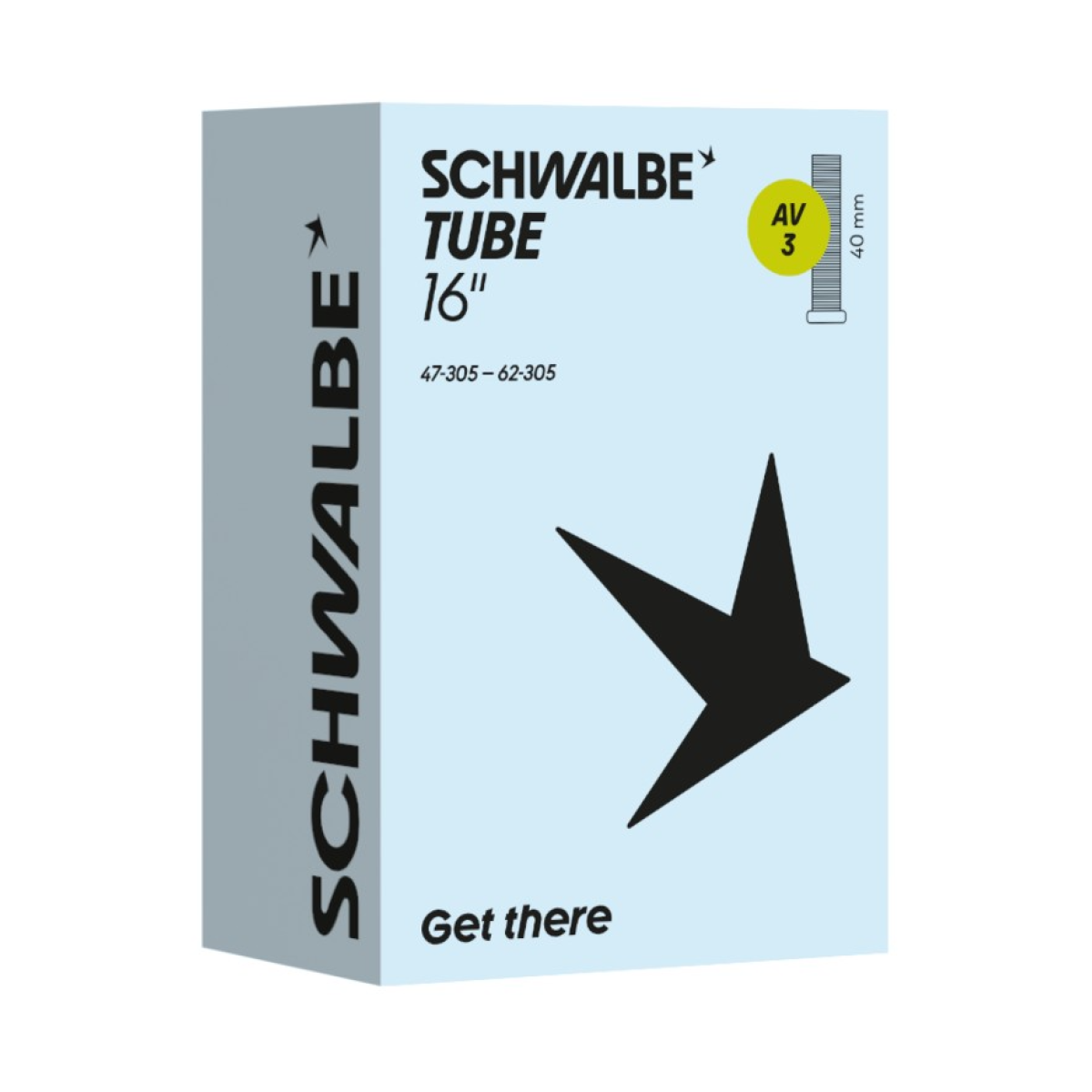 Schwalbe 16" Inner Tube 3 | AV 40 mm | 47/62-305