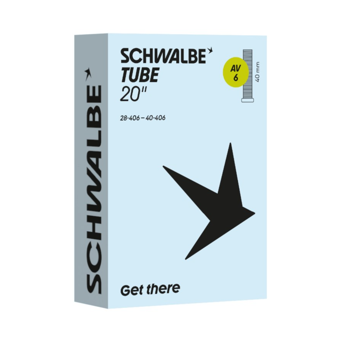 Schwalbe 20" sisekumm 6 | AV 40 mm | 28/40-406