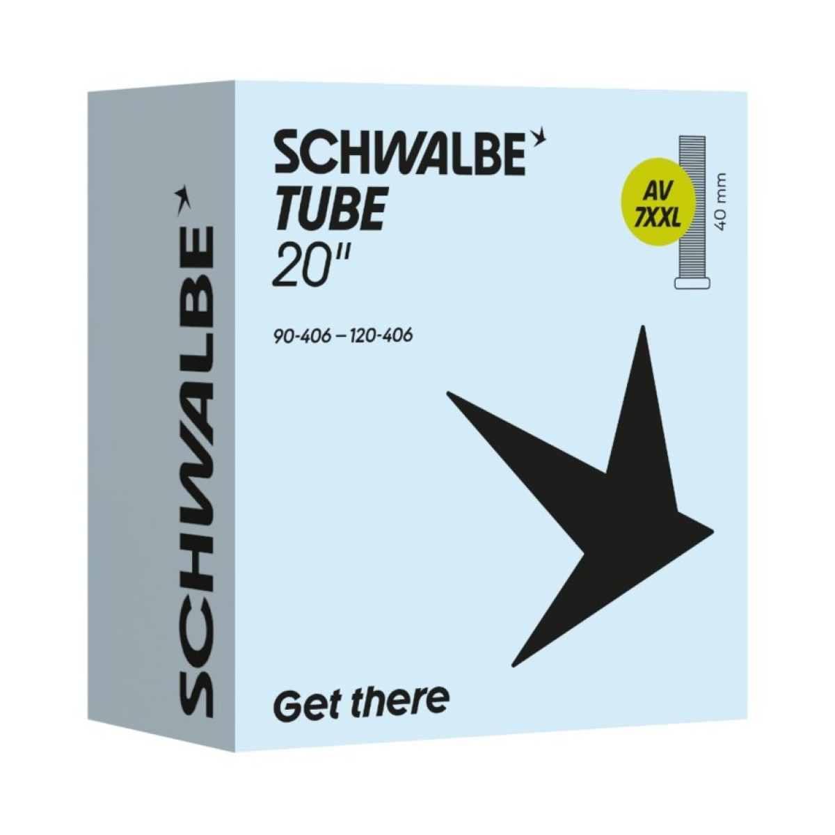 Schwalbe 20" Inner Tube 7XXL | AV 40 mm | 90/120-406