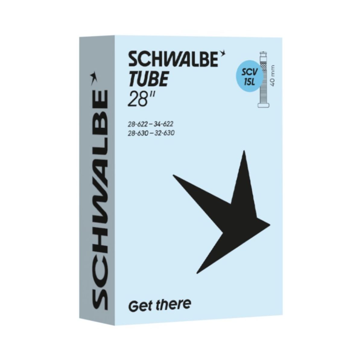Schwalbe 28" Inner Tube 15L | SCV CLIK Valve | 28/34-622/630