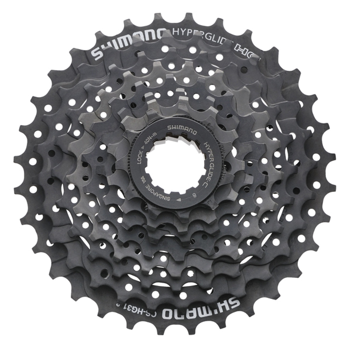 Shimano CS-HG31 kasete, 8 ātrumu