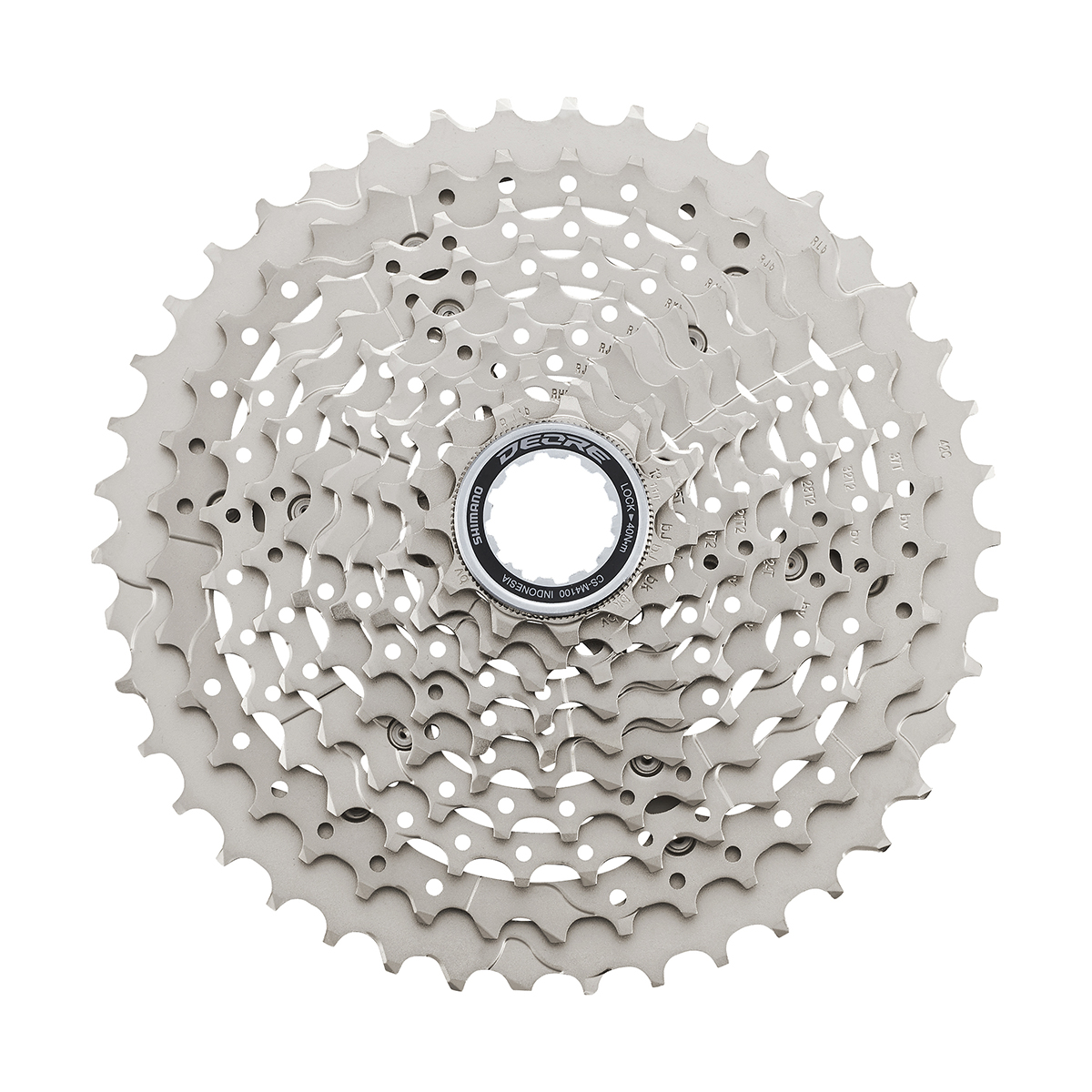 Shimano Deore CS-M4100 kasete, 10 ātrumu
