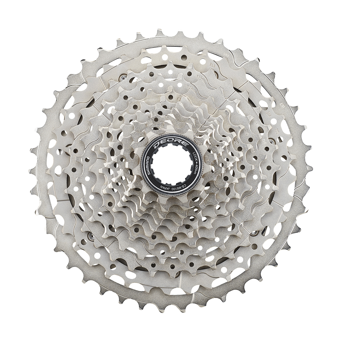 Shimano Deore CS-M5100 kasete, 11 ātrumu