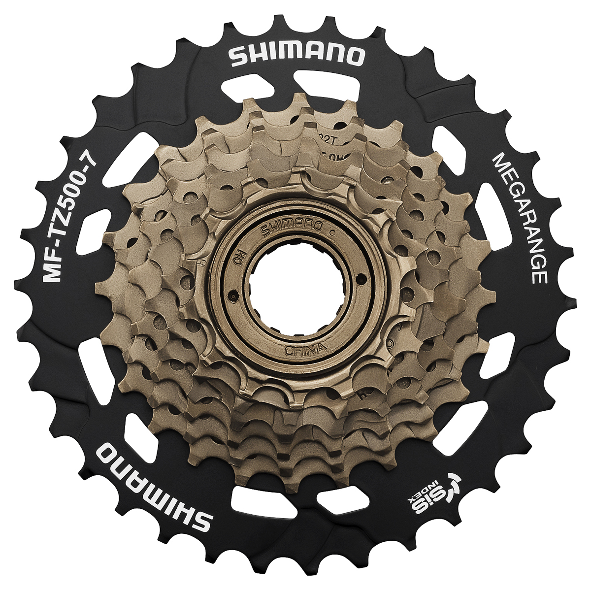Shimano Tourney MF-TZ500 kasete, 7 ātrumi