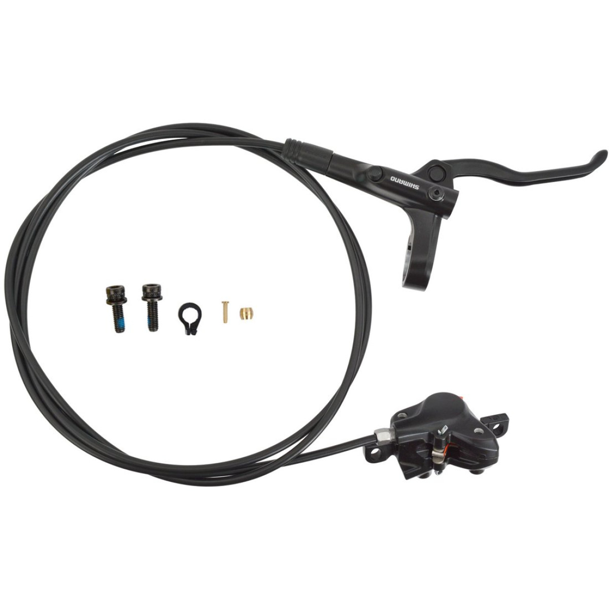 Shimano BL-MT200 hüdrauliline ketaspidurikang koos BR-MT200 sangaga | paremale | tagumisele küljele