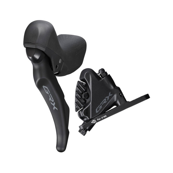Shimano GRX ST-RX600 pārslēdzēju/bremžu rokturu komplekts ar BR-RX400 suports | 2 ātrumi | Kreisais | Priekšējais
