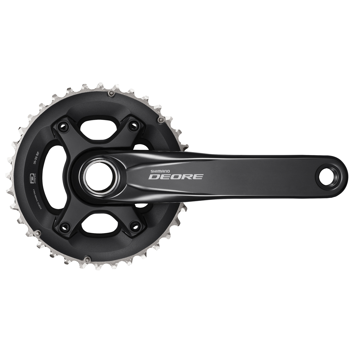 Shimano Deore FC-M6000-2 klaņi | 36-26 T, 2x10 ātrumu