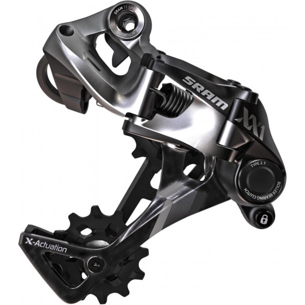 SRAM XX1 X-HORIZON™ tagumine käiguvahetaja | 11-käiguline | Must