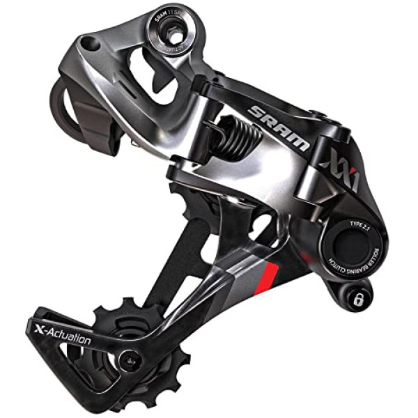 SRAM XX1 X-HORIZON™ tagumine käiguvahetaja | 11-käiguline | Must - punane