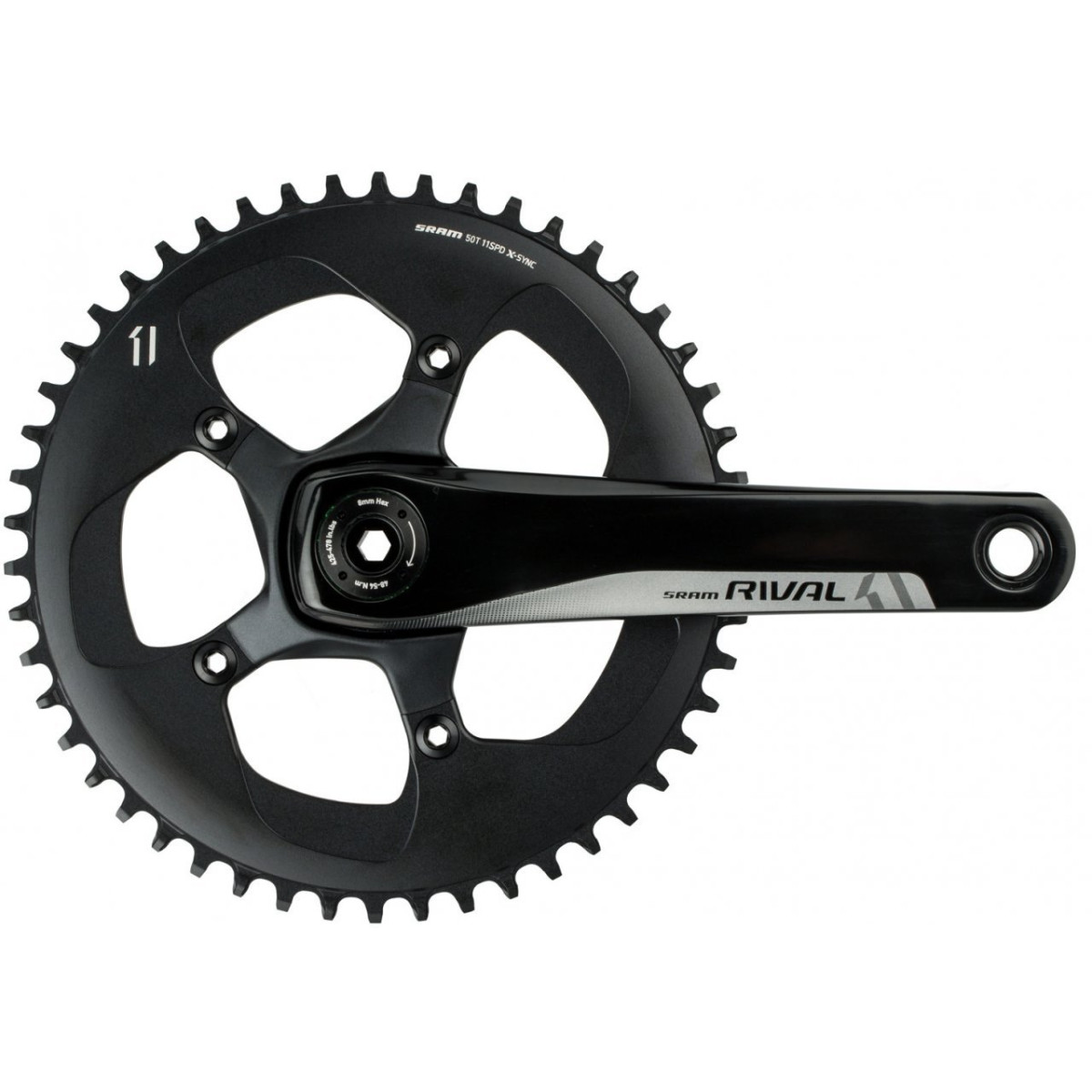 SRAM Rival 1 BB30 vändad | 42T, 1x11-käiguline