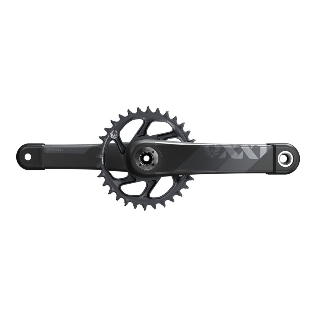SRAM XX1 Eagle DUB Boost SL klaņi | 34T, 1x12 ātrumu (pelēks)