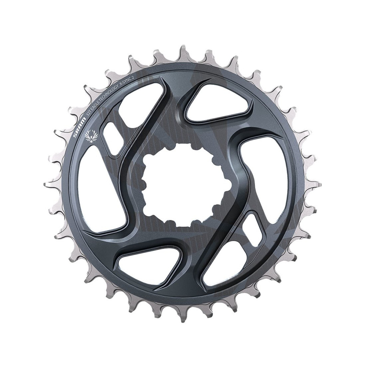 SRAM X-Sync 2 Eagle CF hammasratas | -4mm Offset | DM | 1x12-käiguline | 1x12-käiguline