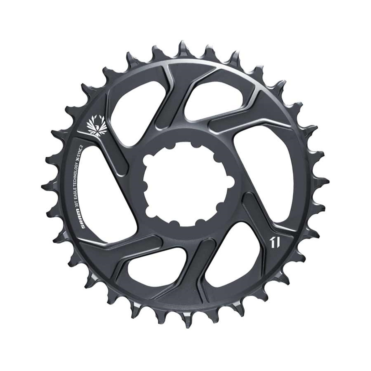 SRAM X-Sync 2 Eagle CF hammasratas | 6mm Offset | DM | 1x12-käiguline | 1x12-käiguline