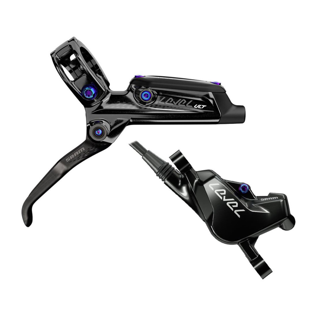 SRAM Level Ultimate hüdrauliline ketaspidurikang koos sangaga | Parem | Tagumine | Vikerkaar | Rainbow
