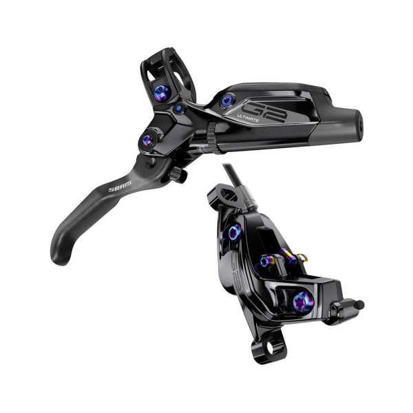 SRAM G2 Ultimate hüdrauliline ketaspidurikang koos sangaga | Vasakpoolne | Esikülg | Rainbow