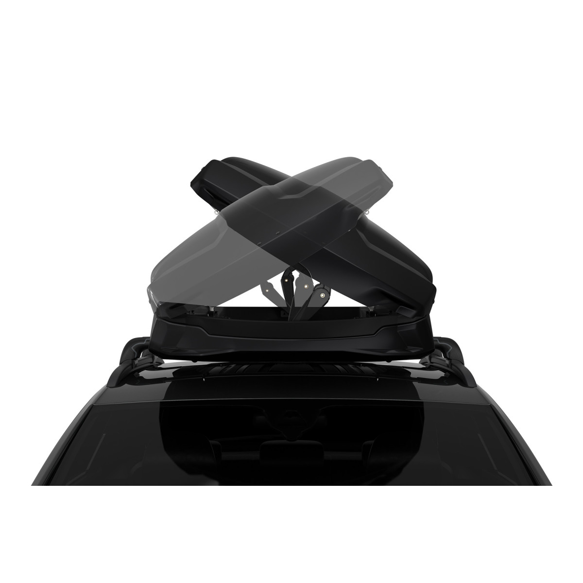 Thule Vector L jumta bagāžnieks | Black Metallic