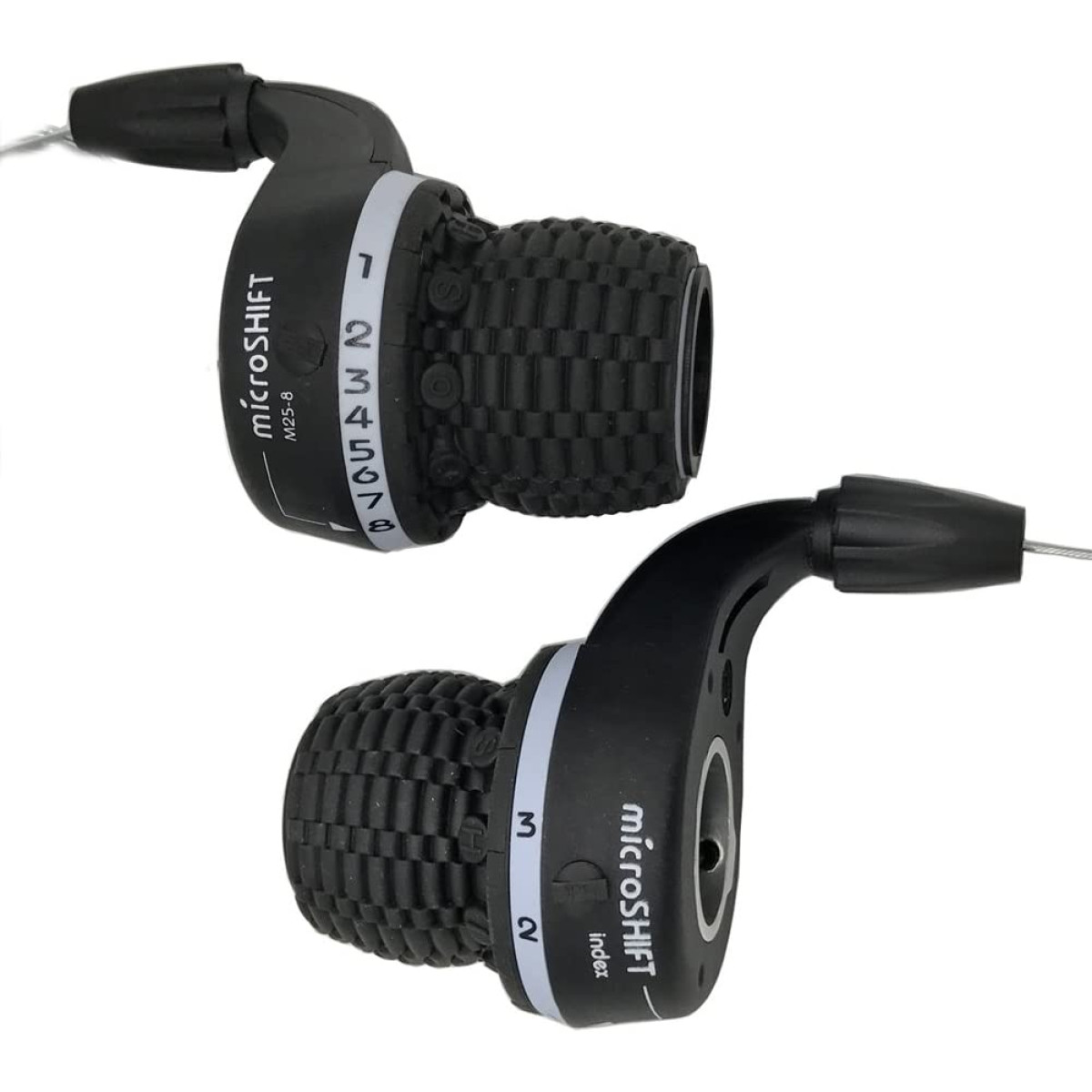 microSHIFT MS25-6 Twist Shifters, 3x6-speed