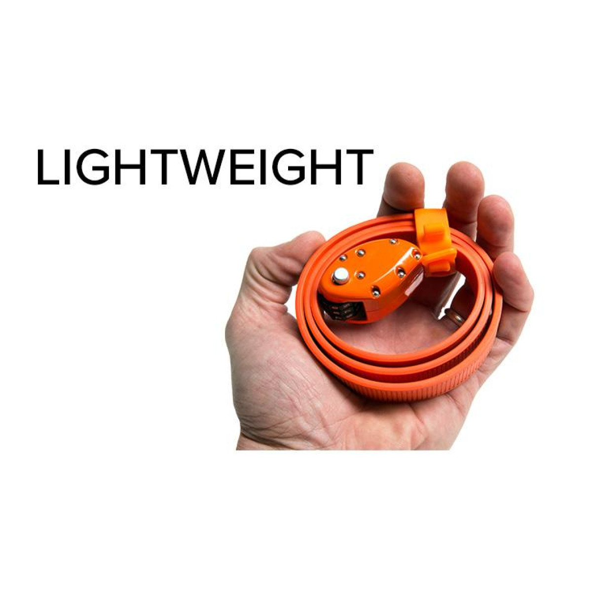 OTTOLOCK 76cm velosipēda slēdzene ar fiksatoru | Oranžs