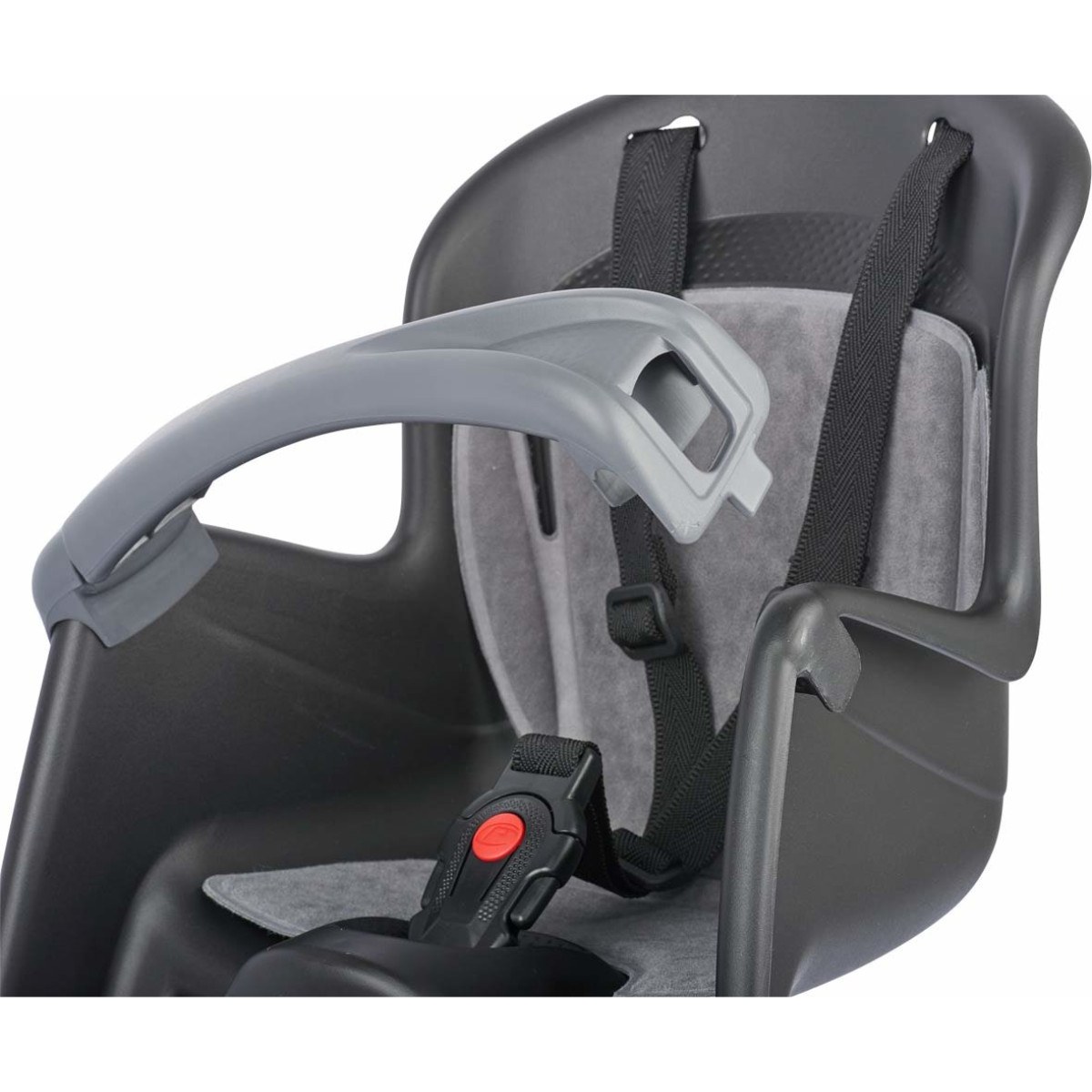 Polisport Bilby Junior FF bērnu velosipēda sēdeklis | Black - Dark Grey