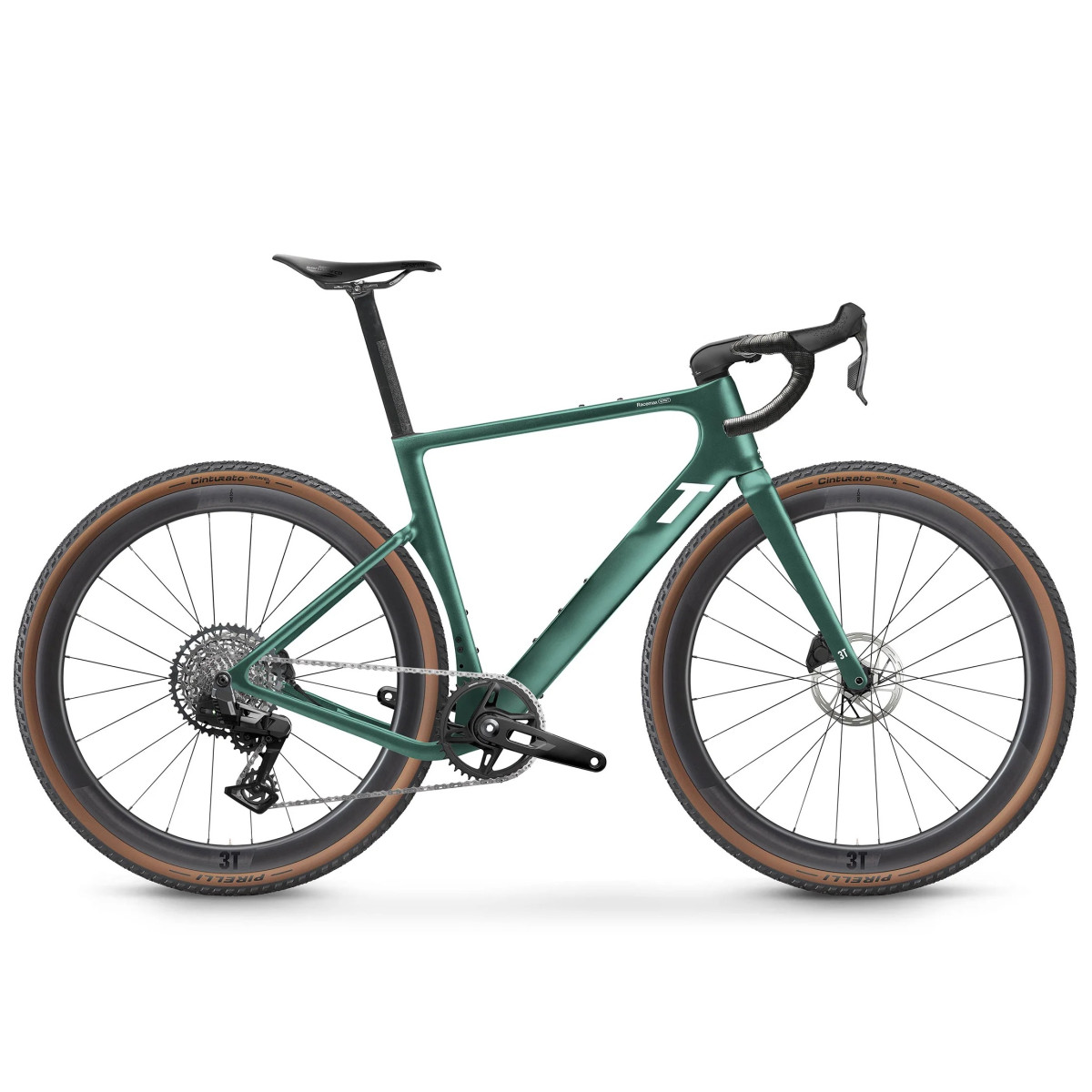 3T Racemax WPNT kruusaratas | SRAM Rival XPLR AXS 1x13 | Discus 40|30 | Turchese